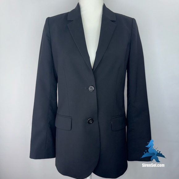 J. Crew Jackets & Blazers - 1162 J.Crew Wool Blend Blazer – Size 2 – Black